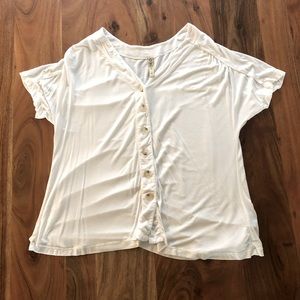Comfy white T-shirt NWOT